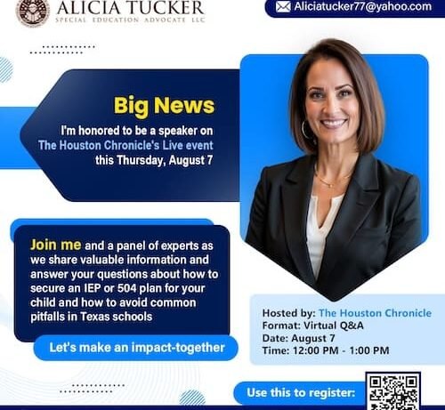 Alicia Tucker Special Education in dallas
